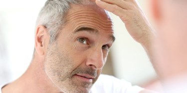 Man Checking Hair