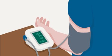 Illustration Person Taking Blood Pressure