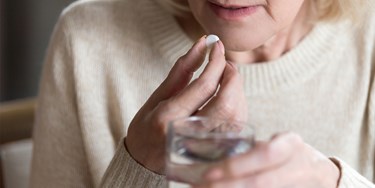 Woman taking sertraline